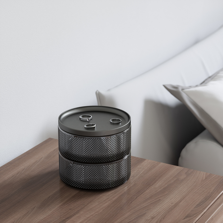 Joyero de latón Tesora