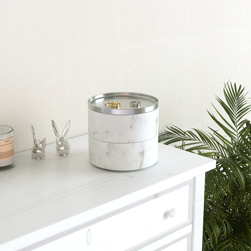 Joyero de latón Tesora