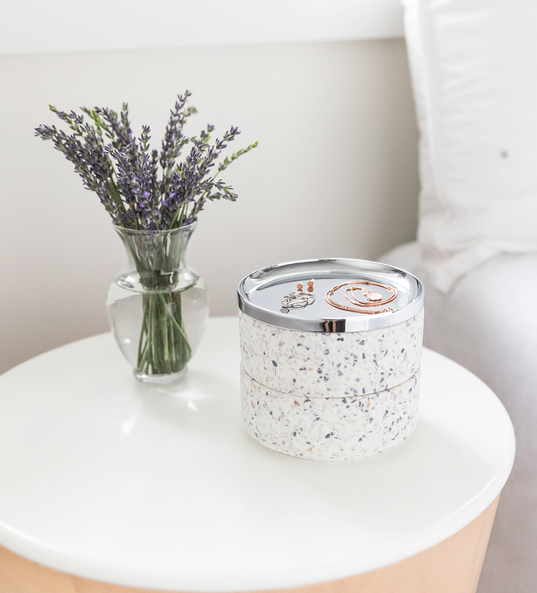 Joyero de latón Tesora