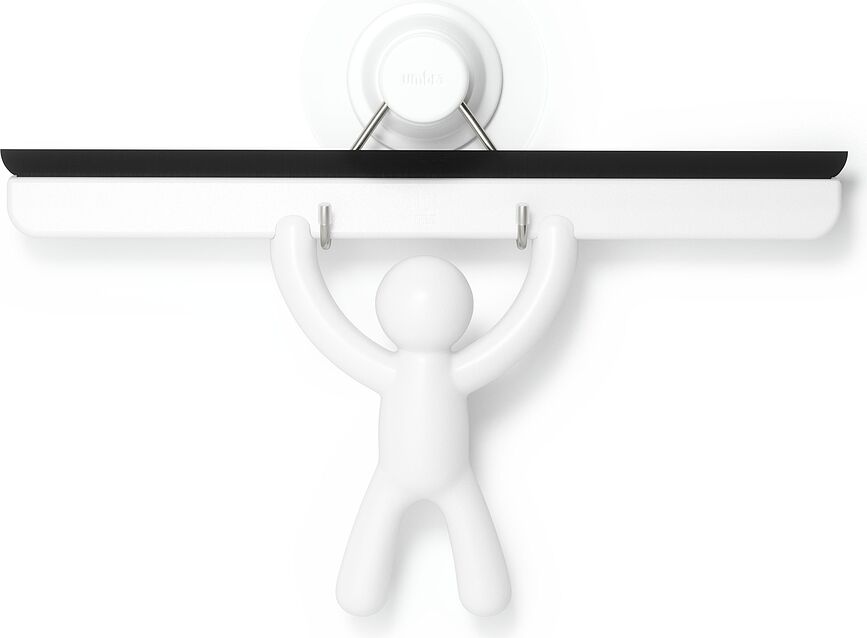 Limpiacristales de Baño Buddy Adhesive, blanco