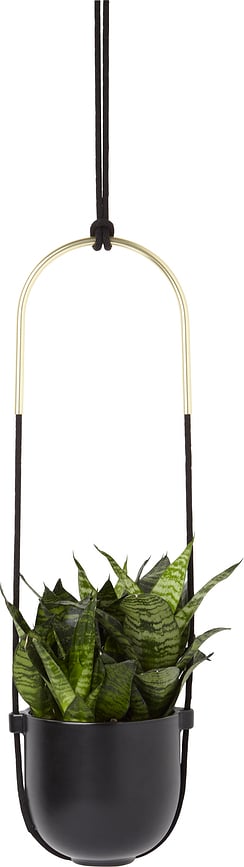 Maceta colgante Bolo, blanca