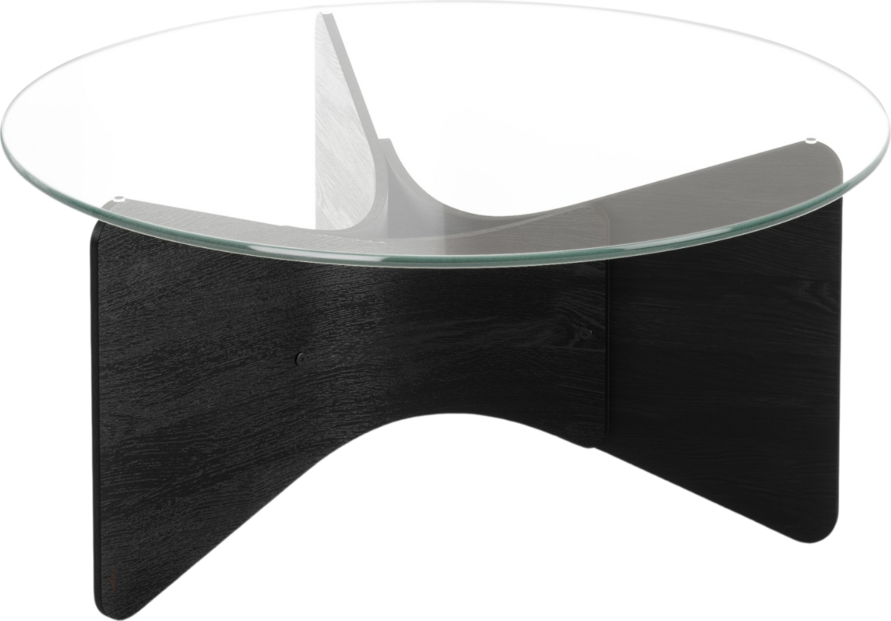 Madera Kaffeetisch schwarz