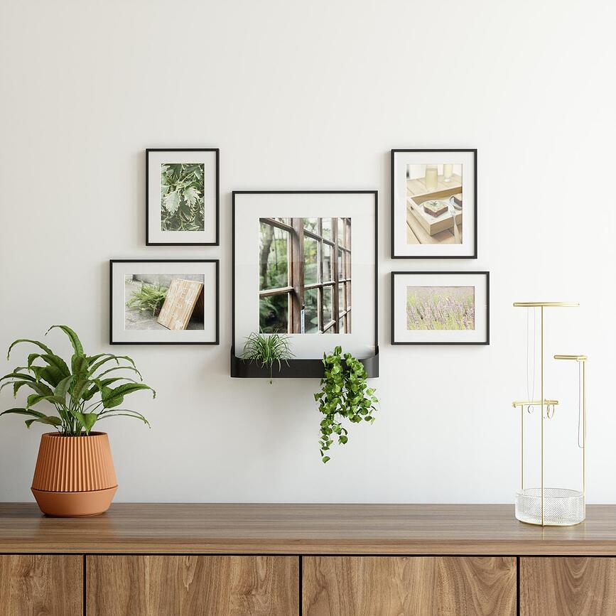 Matinee Κορνίζες, μαύρες, 5 τμχ