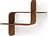 Montage Wandregal Dunkles Holz