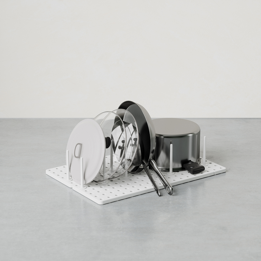 Organizador para cajón Peggy, blanco