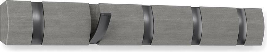 Perchero de pared Flip, gris