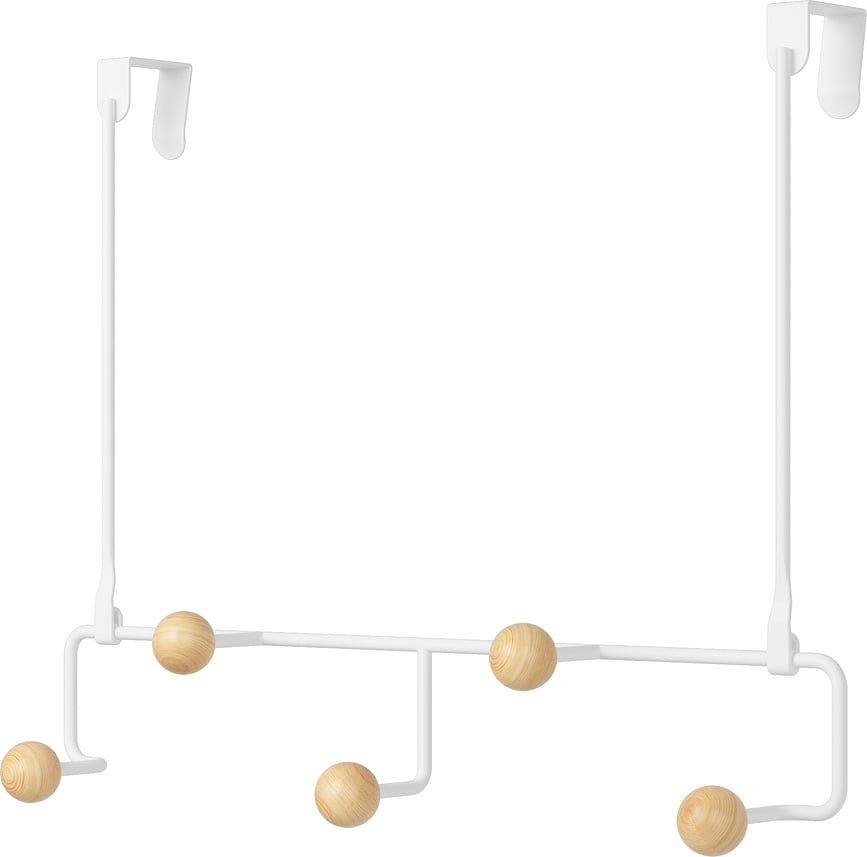 Perchero de puerta Estique S, blanco