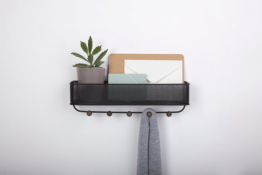 Perchero Estique, para ropa y accesorios, blanco