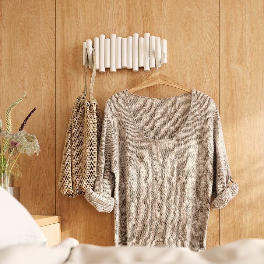 Picket Rail Hook Κρεμάστρα, φυσικό