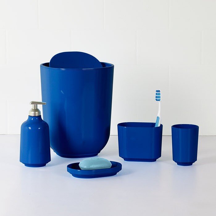 Vaso para cepillos de dientes Step, blanco