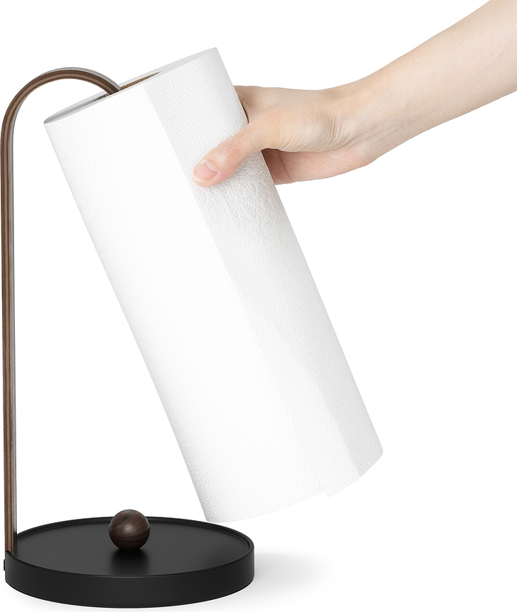 Portarrollos de papel de cocina Bellwood, blanco