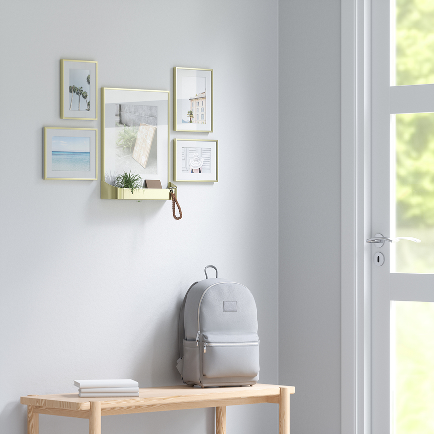 Set de Marcos de Fotos Matinee, negros, 5 unidades