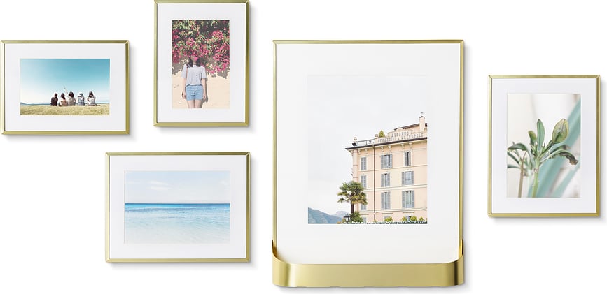 Set de Marcos de Fotos Matinee, negros, 5 unidades