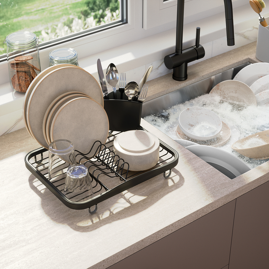 Sinkin Στραγγιστήρι Πιάτων, μαύρο