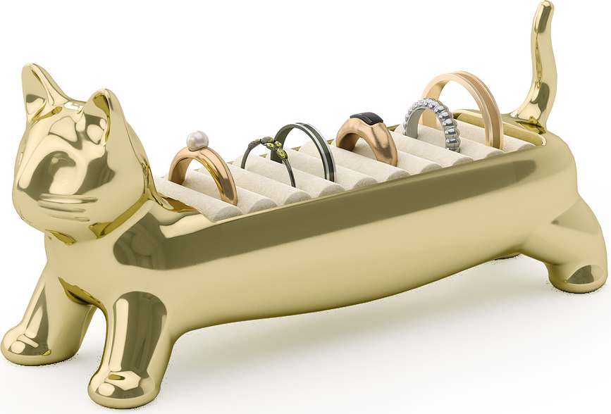 Soporte para Anillos Ali Cat, decorativo