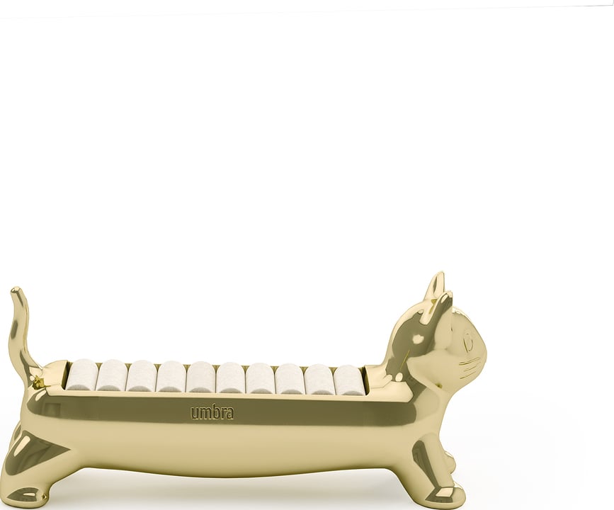 Soporte para Anillos Ali Cat, dorado