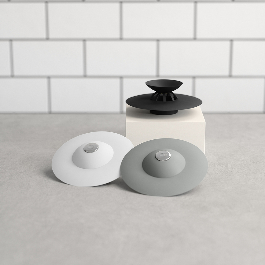 Tapón de bañera Flex, blanco