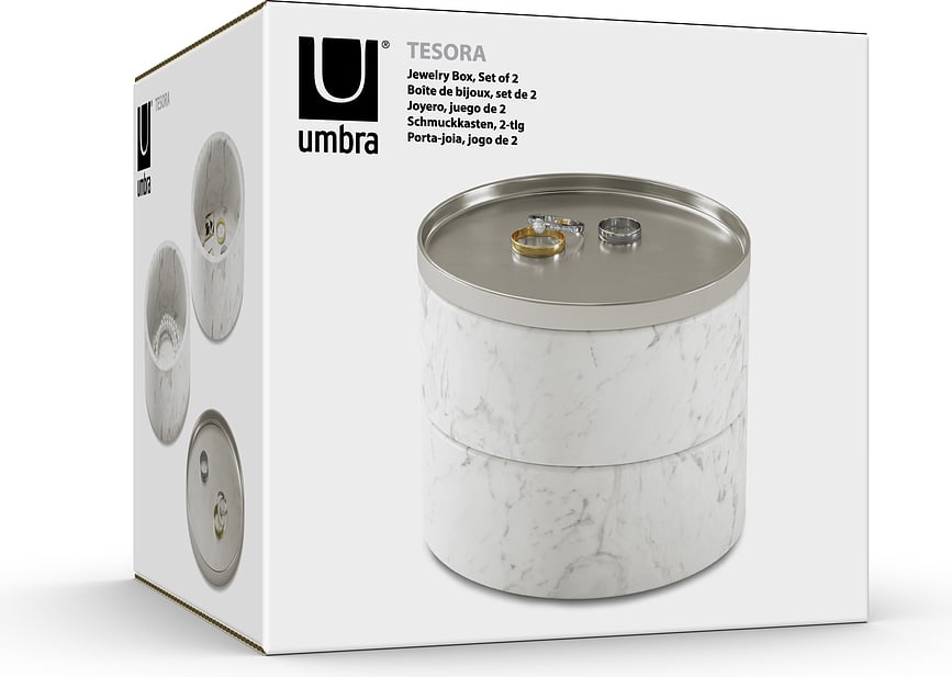 Tesora Boîte à bijoux, laiton