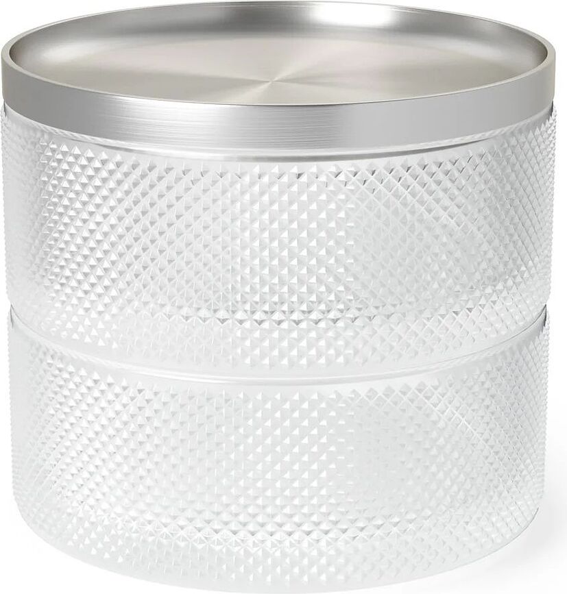 Tesora Glass Boîte à Bijoux, chromée