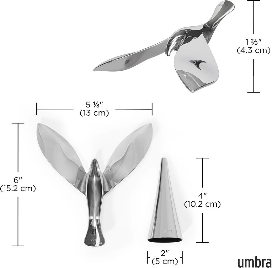 Tipsy Odpirač za steklenice, srebrn