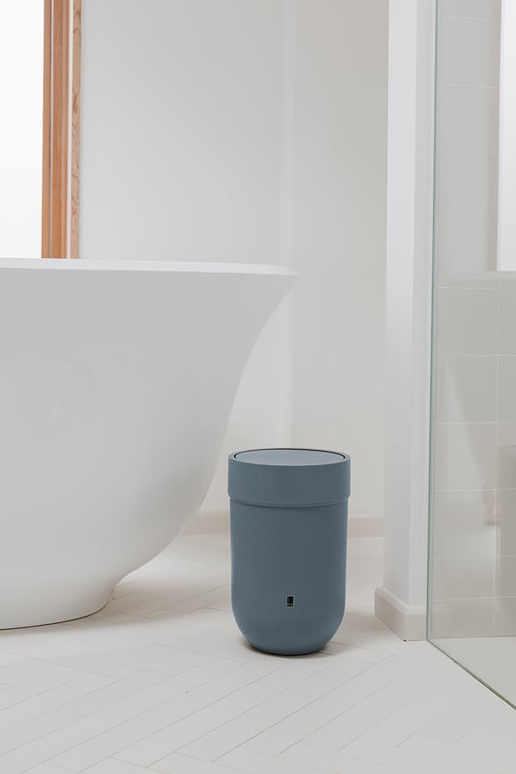 Touch Koš za Smeće s poklopcem plavi