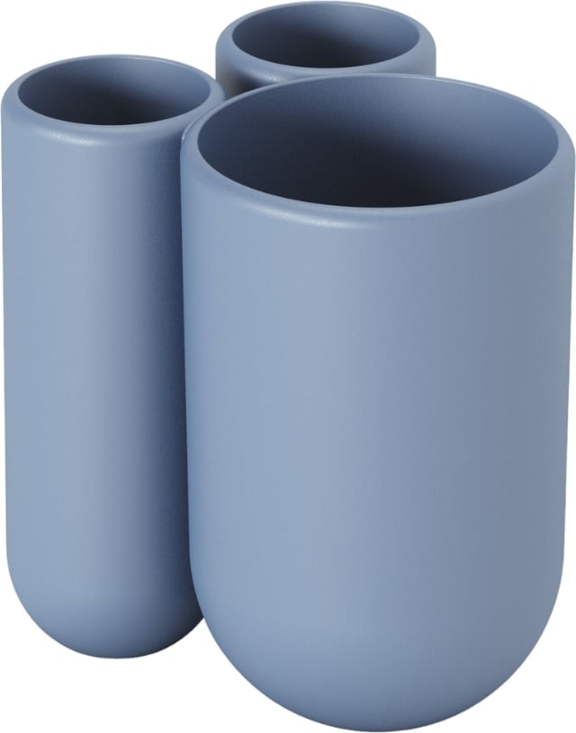 Touch Zahnbürstenbecher blau