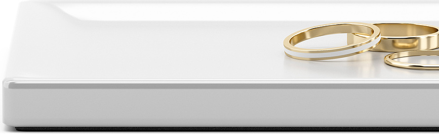 Trigem Stalak za nakit zlatni