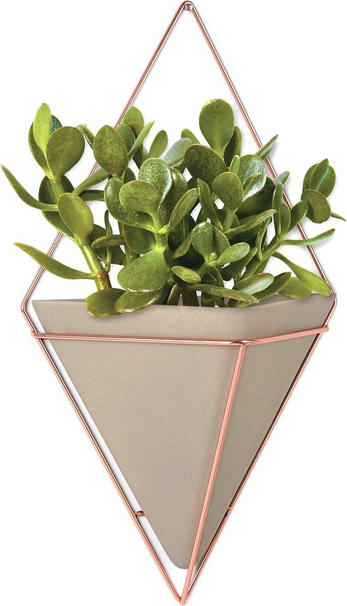 Trigg Pot de Fleurs mural, L, blanc