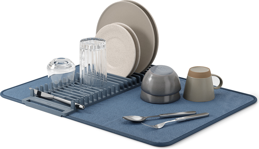 Udry L Sušilnik za posodo, moder