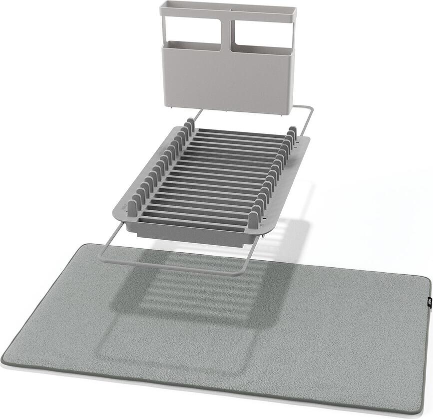 Udry Πιατοθήκη με λαβή, γκρι