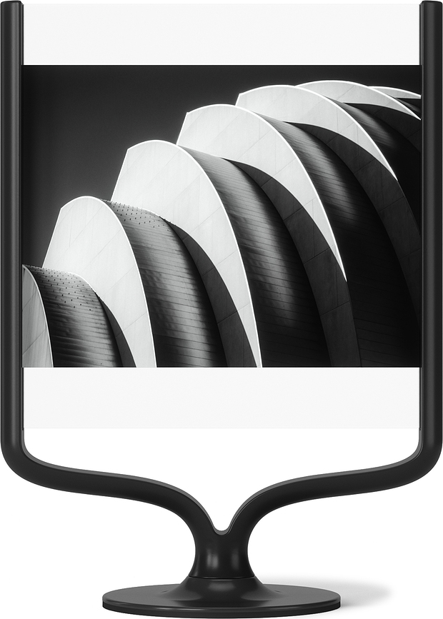 Wishbone Κορνίζα, ασημένια