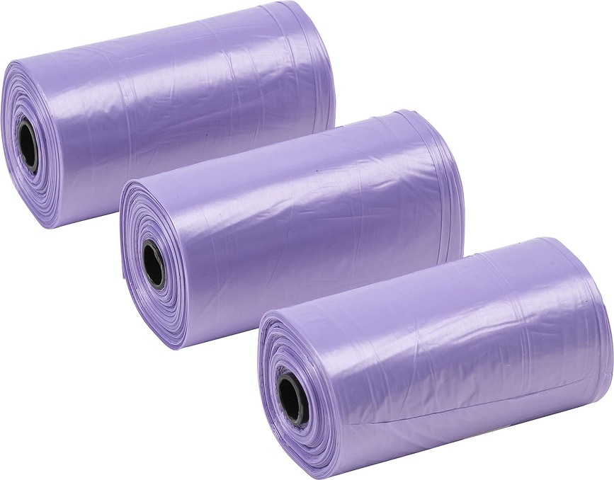 Arenero para Gatos con pala, filtro de carbón y bolsas de recambio Minu, beige y negro, Set de 18 piezas