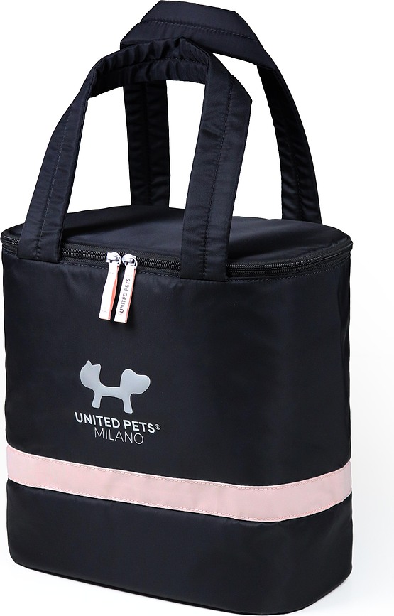 Bolsa de Transporte United Pets, negra y rosa