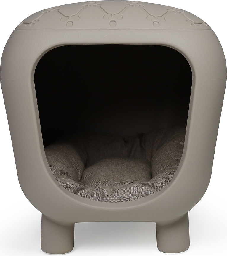Cama para perro o gato Pancuccia, gris