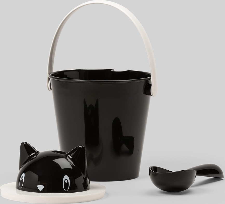 Crick Posuda za Suhu Hranu s žlicom plavo-žuta 2 kom.