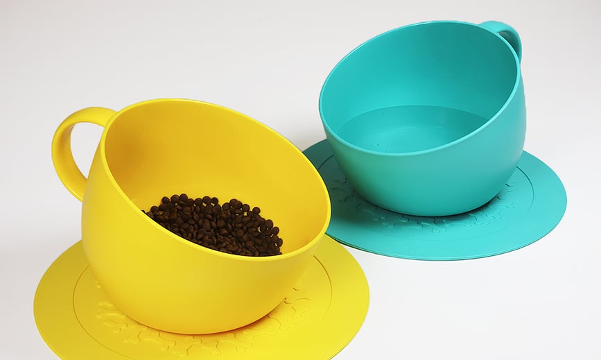 Cup Gamelle pour Chien 2,5 L, taupe