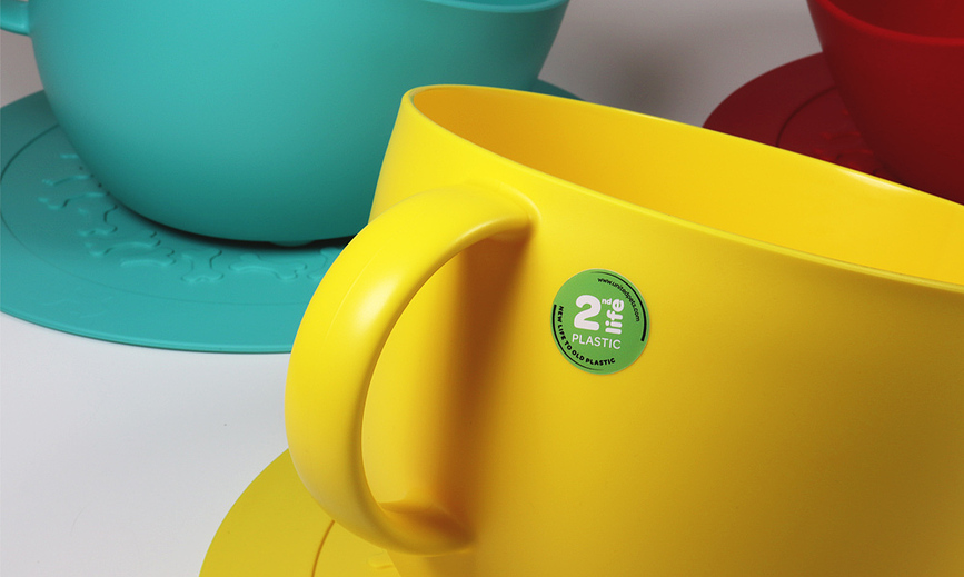 Posoda za psa Cup, 2,5 l, roza