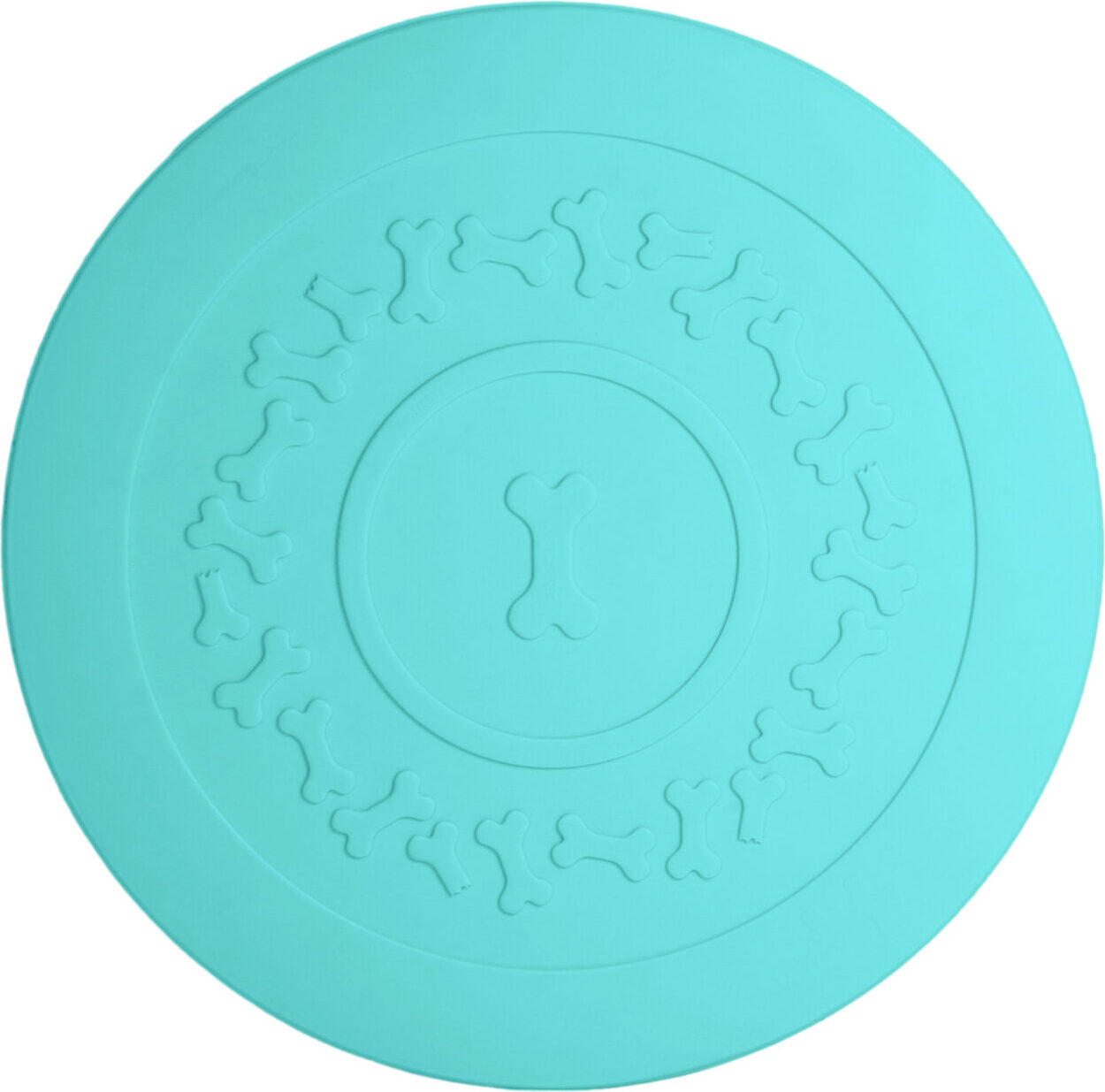 United Pets Napfunterlage für Hunde oder Katzen 35,5 cm, blau