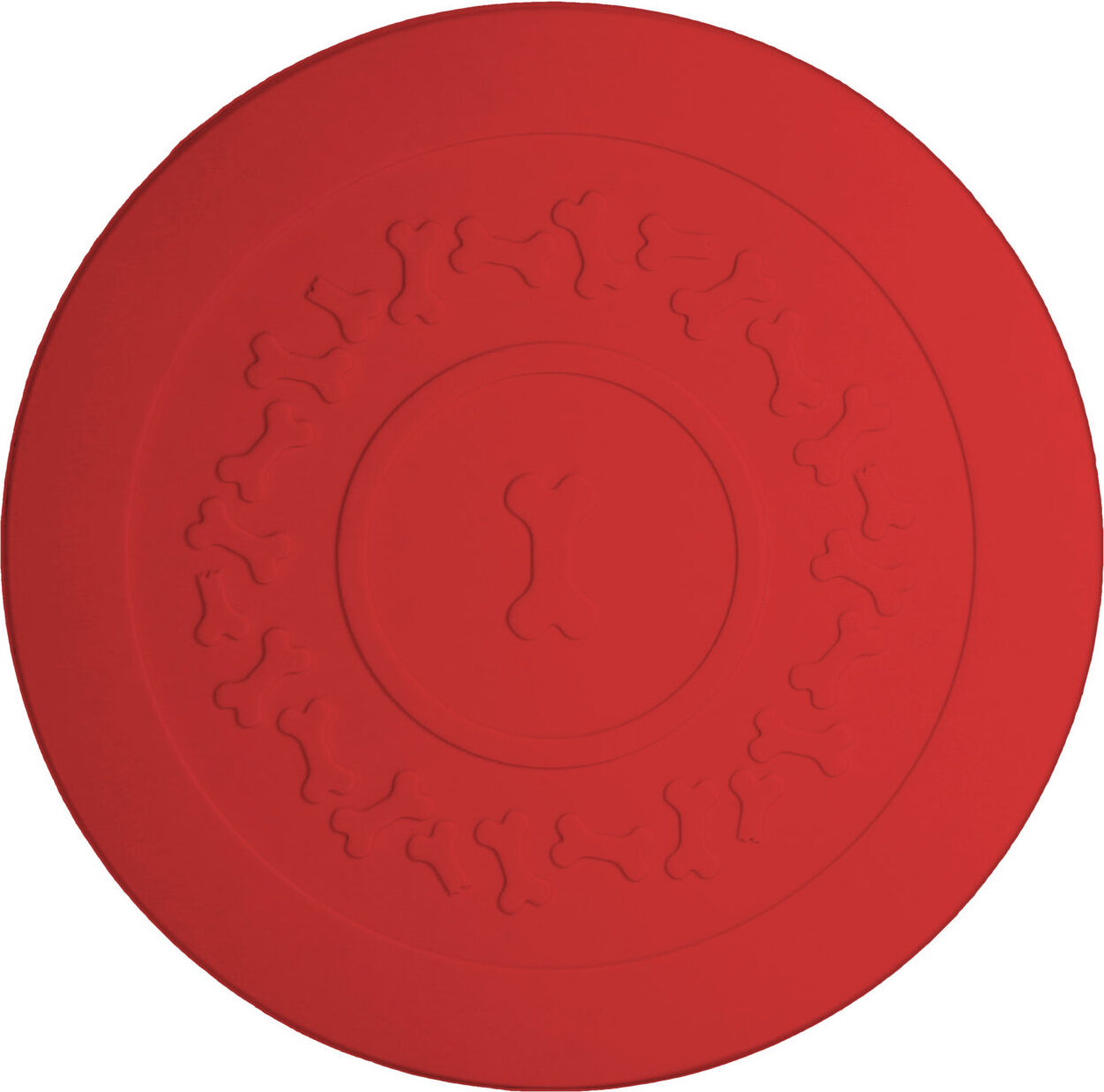 United Pets Napfunterlage für Hunde oder Katzen 35,5 cm, rot