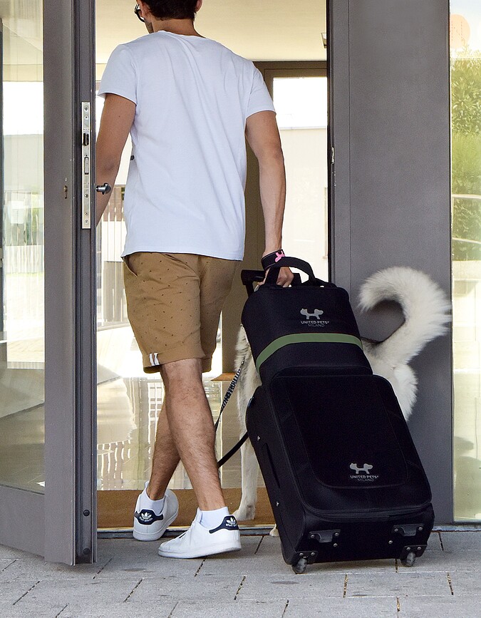 United Pets Sac de Transport, rose et noir