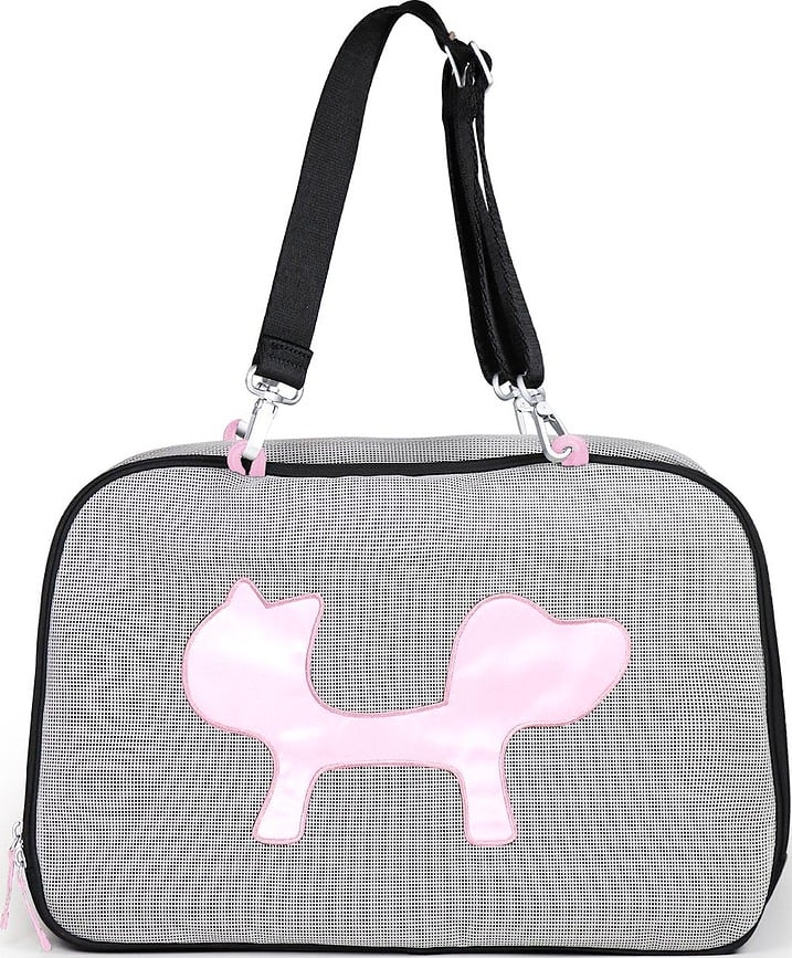 United Pets Torba za Prijevoz za psa ili mačku ružičasto-crna