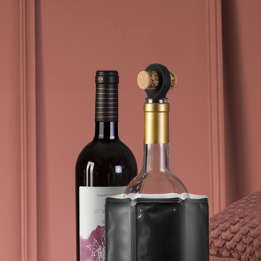 Tapones de vacío para vino Vacu Vin, 2 unidades