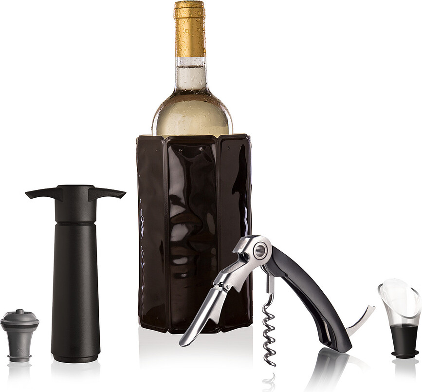 Vacu Vin Accessoires à Vin, Set 5 pièces