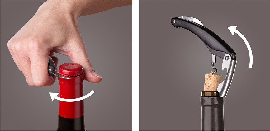 Vacu Vin Tire-Bouchon de Sommelier, noir