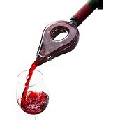 Napowietrzający nalewak do wina Vacu Vin szary
