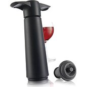 Pompă de vacuumat pentru vin cu dopuri Wine Saver neagră