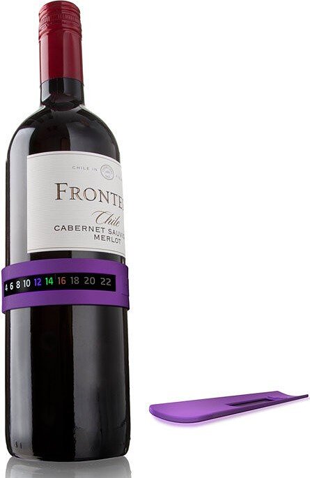 Termómetro de vino Snap, gris