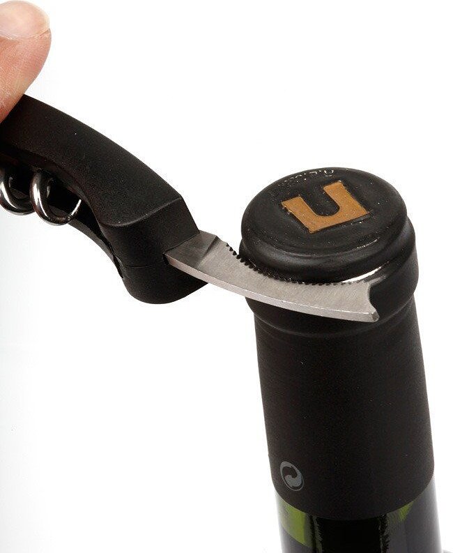 Vacu Vin Tire-bouchon Single Pull, noir