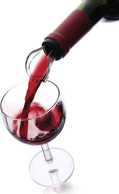 Vertedor de Vino Vacu Vin, negro, Pack de 2 unidades