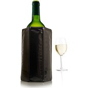Vyno butelio dėklas Rapid Ice juodos spalvos